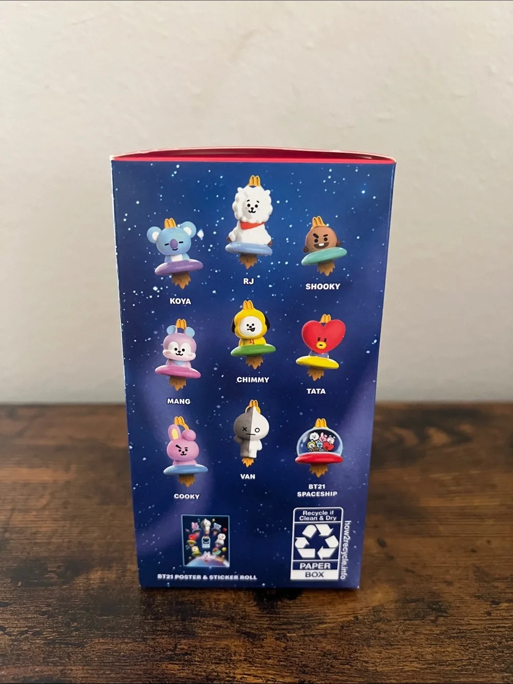 BT21 McDonald's Toys BTS RJ Toy Collectors Toy